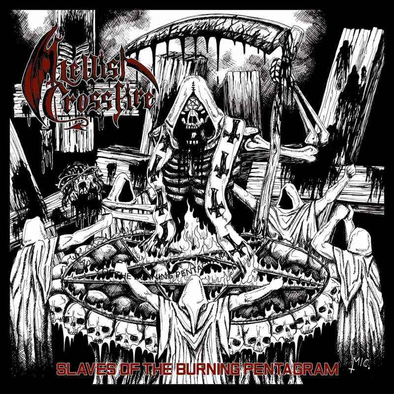 HELLISH CROSSFIRE - Slaves of the Burning Pentagram Re-Release CD